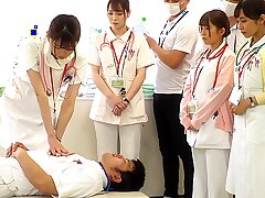 羞恥！生徒同士が男女とも全裸献体になって実技指導を行う質の高い授業を実施する看護学校実習2021 救急救命処置実習~清拭 陰部洗浄実習